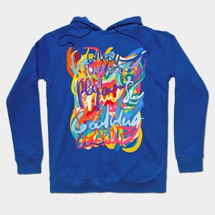 Graffiti Message of Love and Hope Art Hoodie